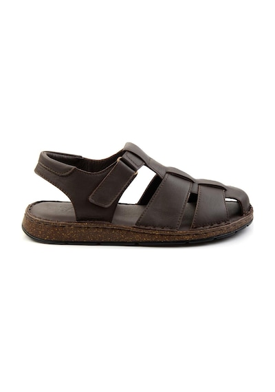 Bambi Kahve Leather Erkek Sandalet E05433011043 Kahve