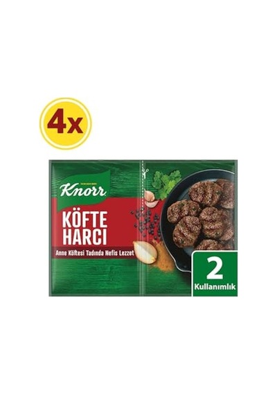 Knorr Köfte Harcı, Geleneksel Köfte Baharatı, 82 Gr, 4 Paket