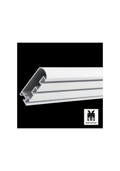 Beyaz Dekoratif Ray Alüminyum 3 Kanallı Dekoratif Metal Perde Kornişi - Üçlü Dekoratif Korniş Beyaz250cm - 858852764 Beyaz250cm Beyaz Dekoratif Ray Alüminyum 3 Kanallı Dekoratif Metal Perde Kornişi - Üçlü Dekoratif Korniş Beyaz250cm - 858852764 Beyaz250cm