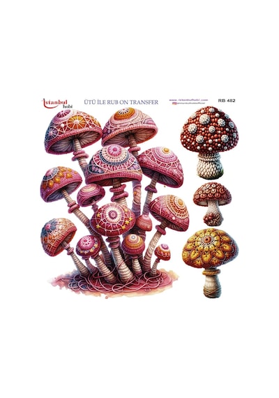 Ütü İle Rub On Transfer Kağıdı 30x30cm Rb-482