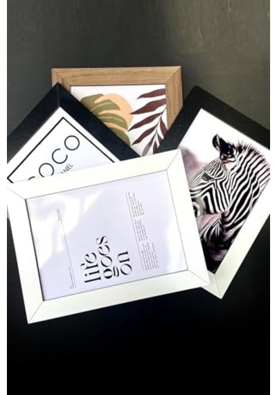 Yhfoto 1 Adet 30x40 Mdf A3 Ahşap-siyah 2 Renk Karışık