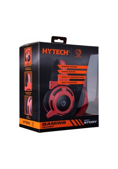 Hytech HY-G7 STORY Kırmızı 3,5mm Gaming Oyun  u Mikrofonlu Kulakl