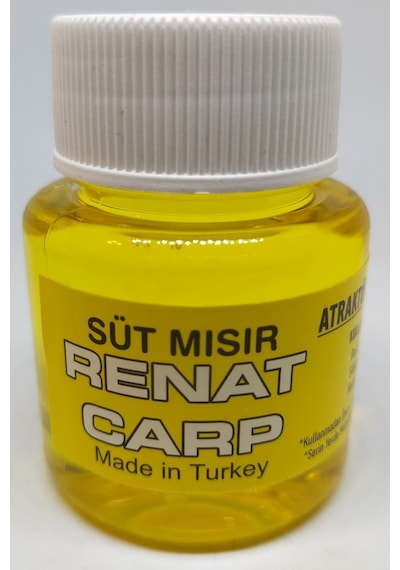 Renat Carp Süt Mısır Kokulu Sazan Atraktör Yem Katkısı 50 Ml