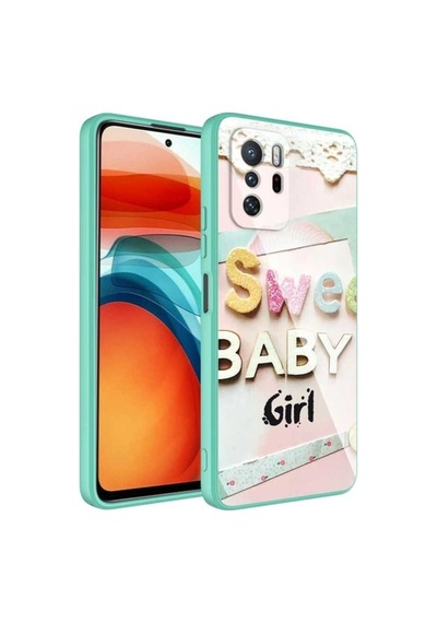 Xiaomi Redmi Note 10 Pro Kılıf Kamera Korumalı Desenli Sert Silikon Zore Epoksi Kapak NO5
