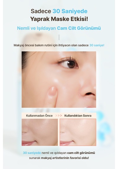 Nemlendirici, 8 Çeşit Hyalüronik Asitli Köpük Maske Menokın 30 Seconds Quick Bubble Mask Moist