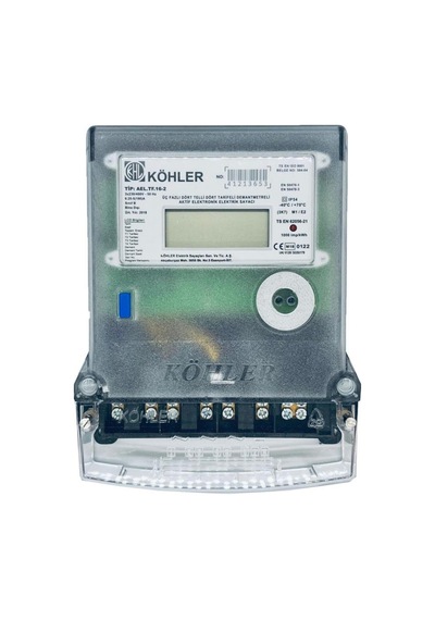 Trifaze 0,25-5 100 A Elektronik Elektrik Sayacı