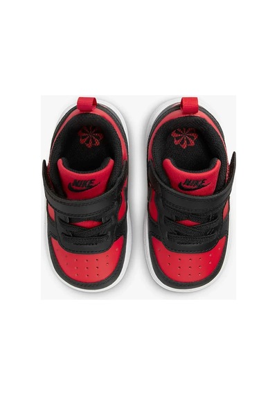Nike Siyah - Kırmızı Bebek Yürüyüş Ayakkabısı Dv5458-600 Court Borough Low Td