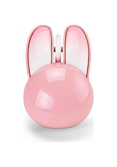 Tavşan Figürlü Kablosuz Mouse Pil Dahil Etiket Hediyeli Pembe Diğer