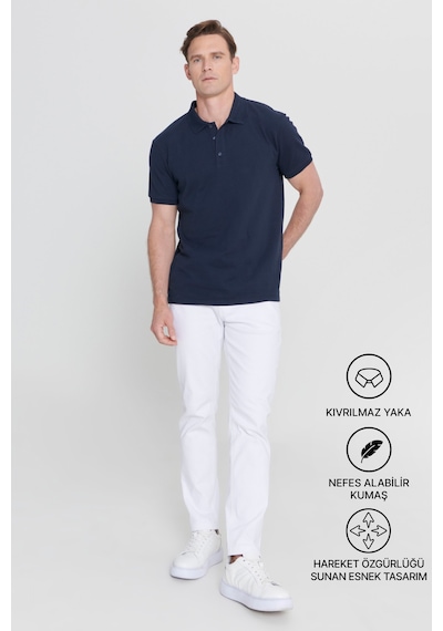 AC&Co / Altınyıldız Classics Altinyildiz Classics Erkek Lacivert Slim Fit Dar Kesim Polo Yaka %100 Pamuk Tişört 4A4820200001PLCXXL Lacivert AC&Co / Altınyıldız Classics Altinyildiz Classics Erkek Lacivert Slim Fit Dar Kesim Polo Yaka %100 Pamuk Tişört 4A4820200001PLCXXL Lacivert