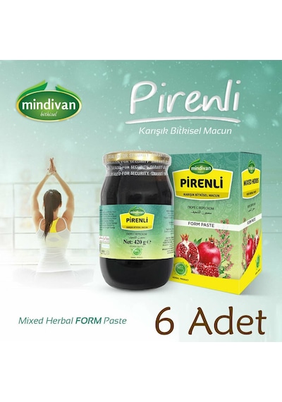 6 Adet Mindivan Pirenli Form Macunu 420 Gr
