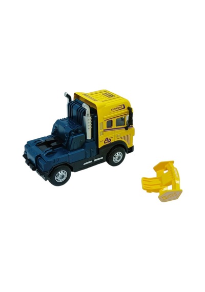 Metal Tır 1:24 - Sesli Işıklı Tır 13 Cm - Sarı Lisinya