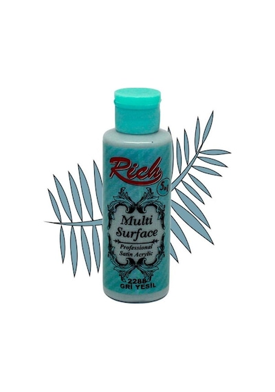 Rich Multi Surface Her Yüzey için Akrilik Boya 120 Cc. 2288 Gri Y