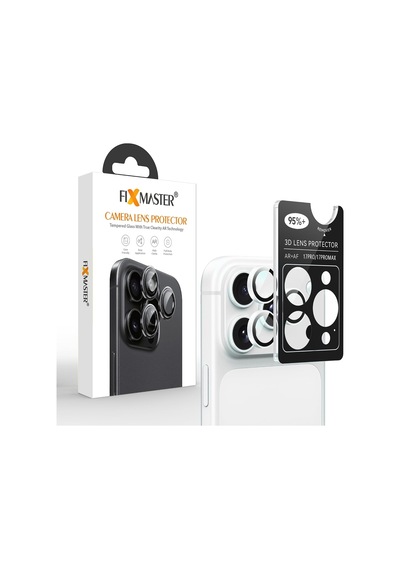 İphone 17 Pro Ve 17 Pro Max Uyumlu Kamera Lens Koruyucu, Gümüş, Orijinal Rengiyle Kusursuz Uyum, Darbe Emici, 9h Temperli Cam, Kolay Kurulum, Anti-reflection Kaplama, Metal Çerçeve