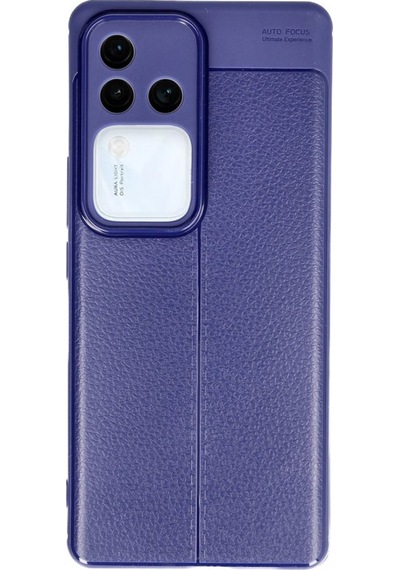 Adige Vivo V30 5g Kılıf Niss Deri Görünümlü Silikon