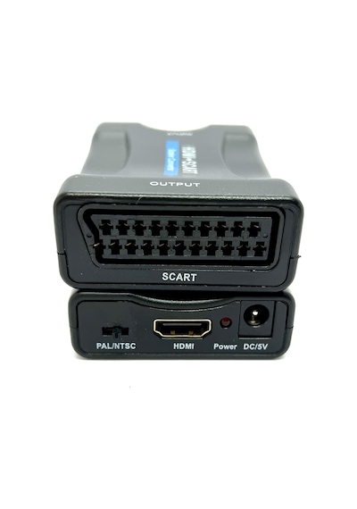 Hdmı'dan Scart'a Kompozit Video Dönüştürücü + Stereo Ses Hdmi Sca