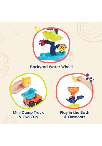 B. Toys 44197 - Owl About Waterfalls, Sandspielzeug Çok Renkli