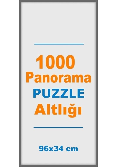 1000 Parçalık Panorama Puzzle Altlığı - 96x34 Cm Beyaz Puzzle Alt Tablası