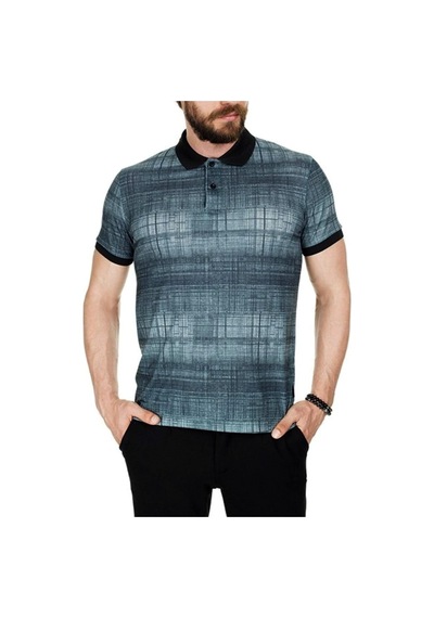 Erkek Polo Yaka Baskılı Tişört Bgl-St00530