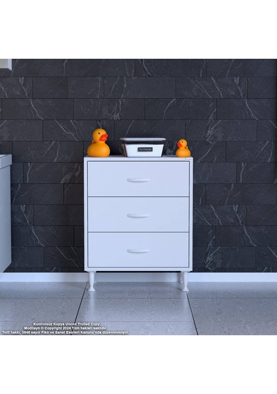 Eliusta Seçer 3 Çekmeceli 65 Cm Banyo Ve Mutfak Dolabı Beyaz 65x75x32,5 Cm Çok Amaçlı Organizer Dolap Beyaz Eliusta Seçer 3 Çekmeceli 65 Cm Banyo Ve Mutfak Dolabı Beyaz 65x75x32,5 Cm Çok Amaçlı Organizer Dolap Beyaz