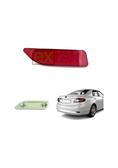 Toyota Corolla Arka Tampon Reflektörü Sağ Taraf 2010 - 2012 Model Makyajlı Corolla Arka Kedi Gözü