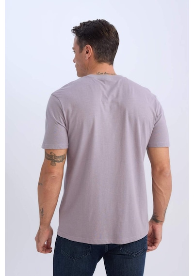 DeFacto %100 Pamuk New Regular Fit Bisiklet Yaka Basic Düz Kısa Kollu Tişört V7699AZ25SPPR495
