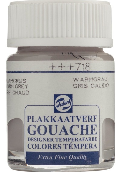 Talens Guaj Boya 16 ML - Warm Grey 718