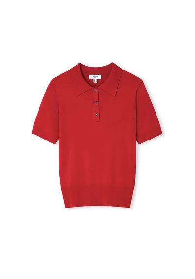 İpekyol Polo Yaka Triko Kırmızı Kadın Kazak Iw6260050177