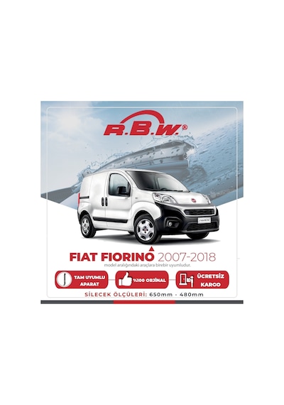 Fiat Fiorino Muz Silecek Takımı 2007-2017 Rbw