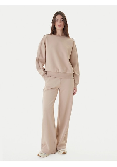 Guess Octavia Kadın Aktif Palazzo Fit Kadın Eşofman Altı V5bb12kcx22 Bej