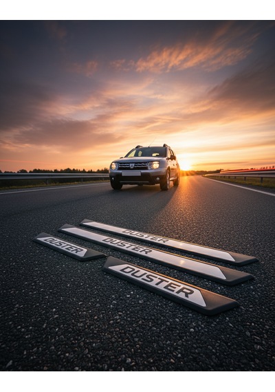Dacia Duster 2 Krom Kapı Eşik Koruması Sport 2018 Üzeri 4 Parça