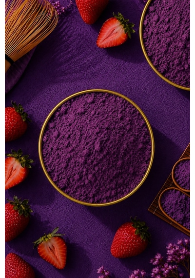 Ube Strawberry Matcha - Çilekli Superfood Ube Matcha Tozu 25 G