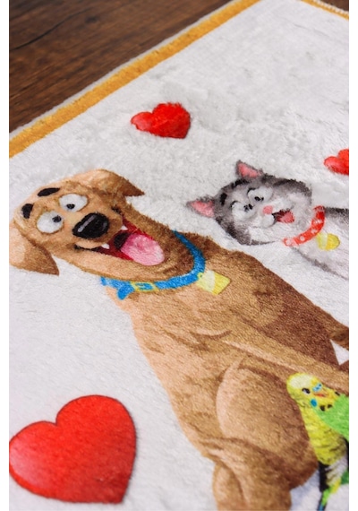 Kedi ve Köpek Dekoratif Seramik Pleksi Mama & Su Kabı 300 ML + Kedi Paspası