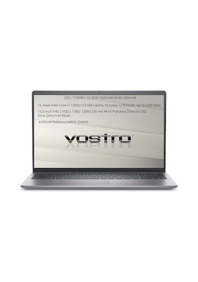 Dell Vostro 15 3530 N1601PVNB3530UW11O6 i7-1355U 32 GB 1 TB SSD 15.6" W11P Dizüstü Bilgisayar
