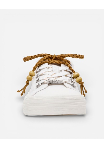 Steve Madden Doubles Wht Canvas Kadın Wht Canvas Sneakers Doubles Beyaz