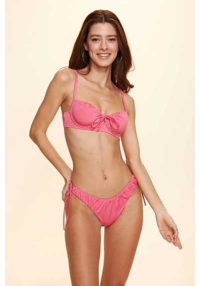 No Gossip Gaia Balenli Balkonet Bikini Tek Üst Pembe 229102 Çok Renkli