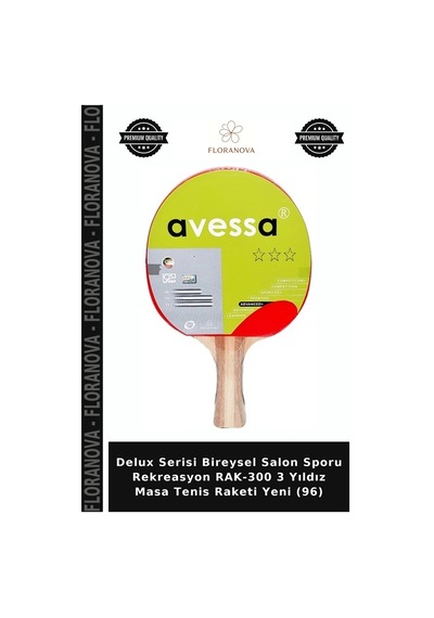Delux Serisi Bireysel Salon Sporu Rekreasyon Rak-300 3 Yıldız Masa Tenis Raketi Yeni 96