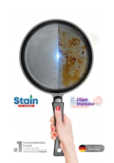 Stain İt Zero Hepsi Bir Arada Toz Bulaşık Makinesi Deterjanı & Güçlü Temizlik Üstün Parlaklık40 Yıkama