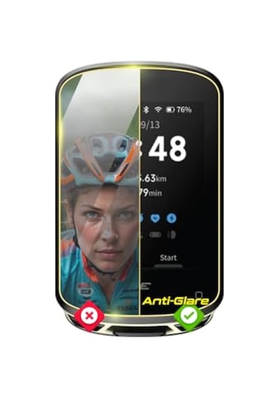 Ayrex Magene C506 - C506se Smart Navigation Gps Bisiklet Bilgisayarı İçin Ipg Anti-glare Parlama Önleyici Mat Ekran K Diğer