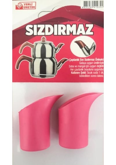 Çaydanlık Sızdırmasını Önleyici Aparat Mavi Sızdırmatik 2 Paket Plastik Çok Renkli Diğer