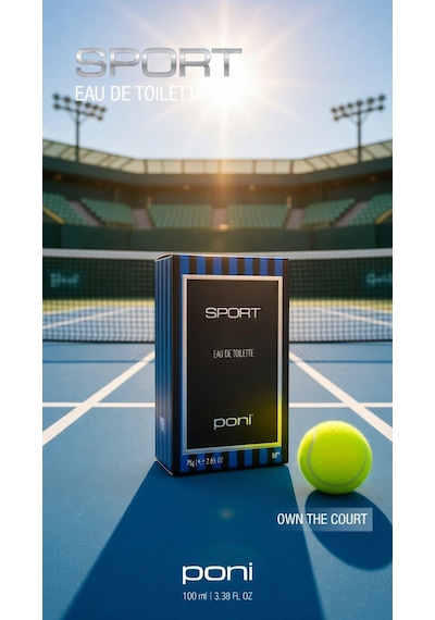 Poni Sport Eau De Toliette 100ml Yeni Aromatik