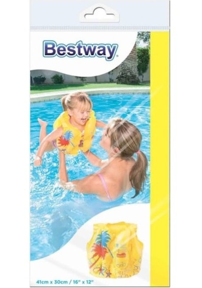 Bestway Can Yeleği Desenli 43x30 Cm - 32069 Çok Renkli