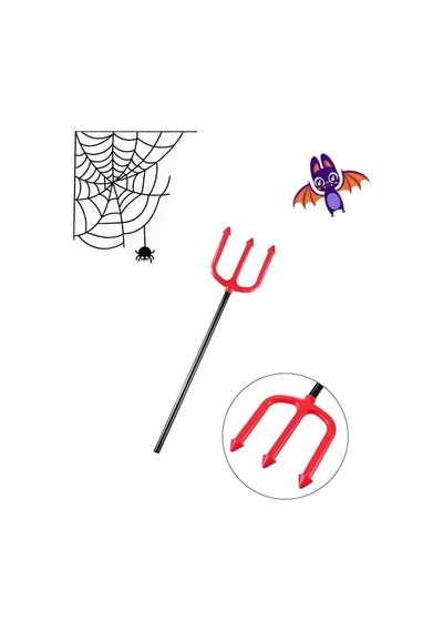 Halloween Çocuk Şeytan Mızrağı Plastik 48cm