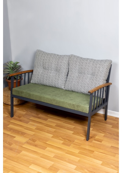 Bank Minderi İç Ve Dış Mekan Minderi Özel Ölçü 50x160x8 Cm Yeşil