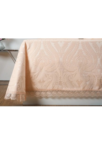 Tulip Polyester Pamuk Şönil Su Yeşili Yatak Örtüsü Çift Kiş. 3 Prç. 696 Çok Renkli