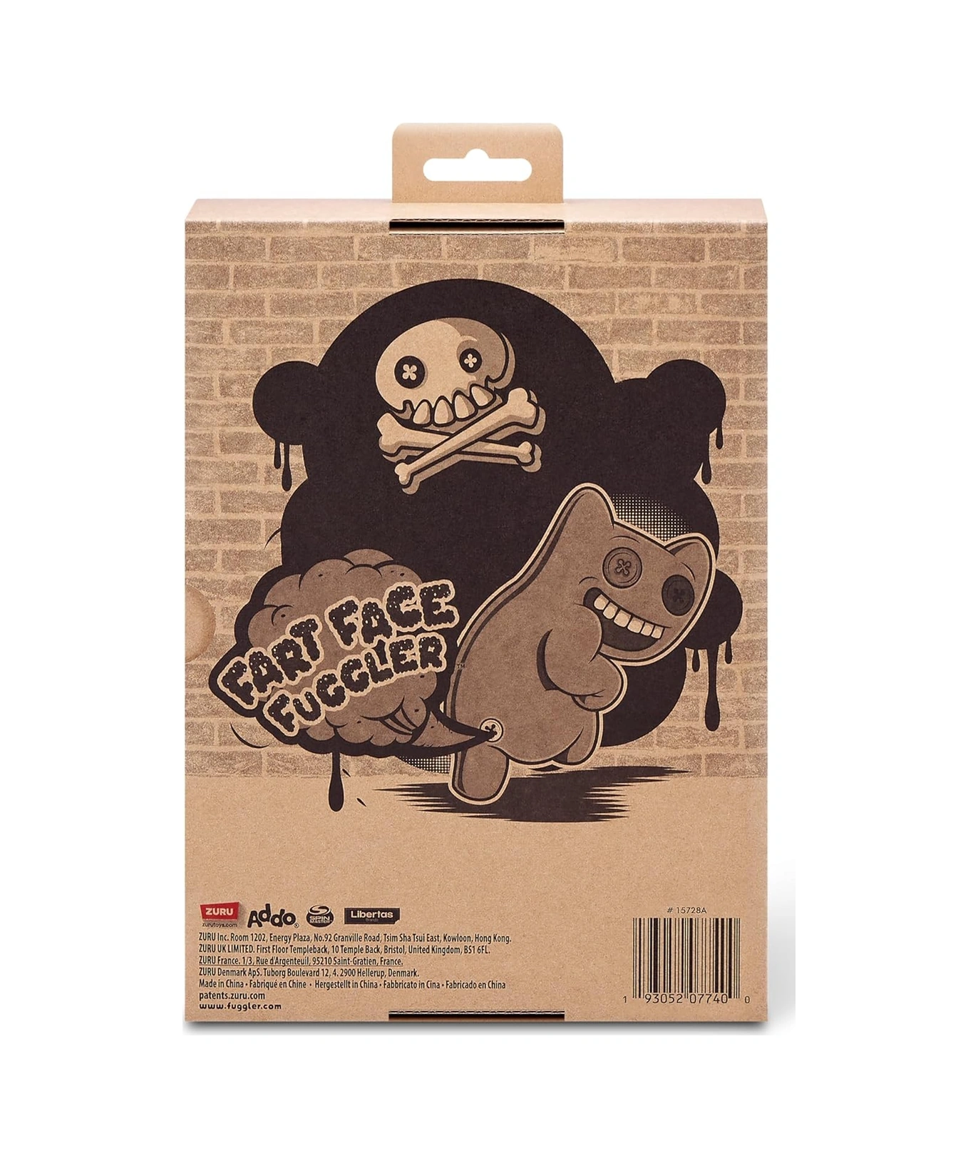 Gaz Çıkaran Fuggler Fart Face Sesli Hareket Sensörlü Komik Çirkin Peluş Oyuncak Munch Munch 22cm Çok Renkli