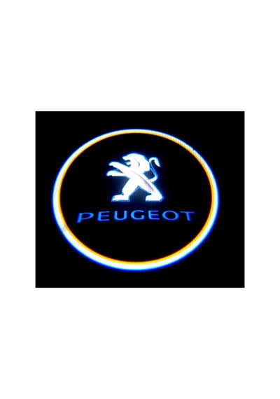 Peugeot Kapı Altı Led Aydınlatma Araç Logolu 4 Kapılık
