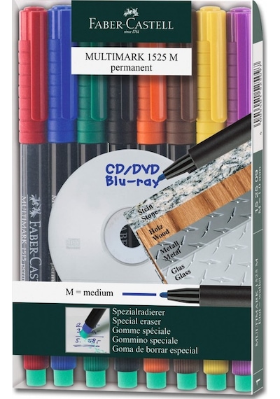 Faber Castell Multimark 1525 Permanent Asetat Kalemi 1.0 Mm M