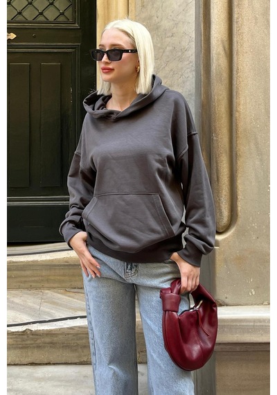 Füme Oversize Cepli Sweatshirt Mg2207