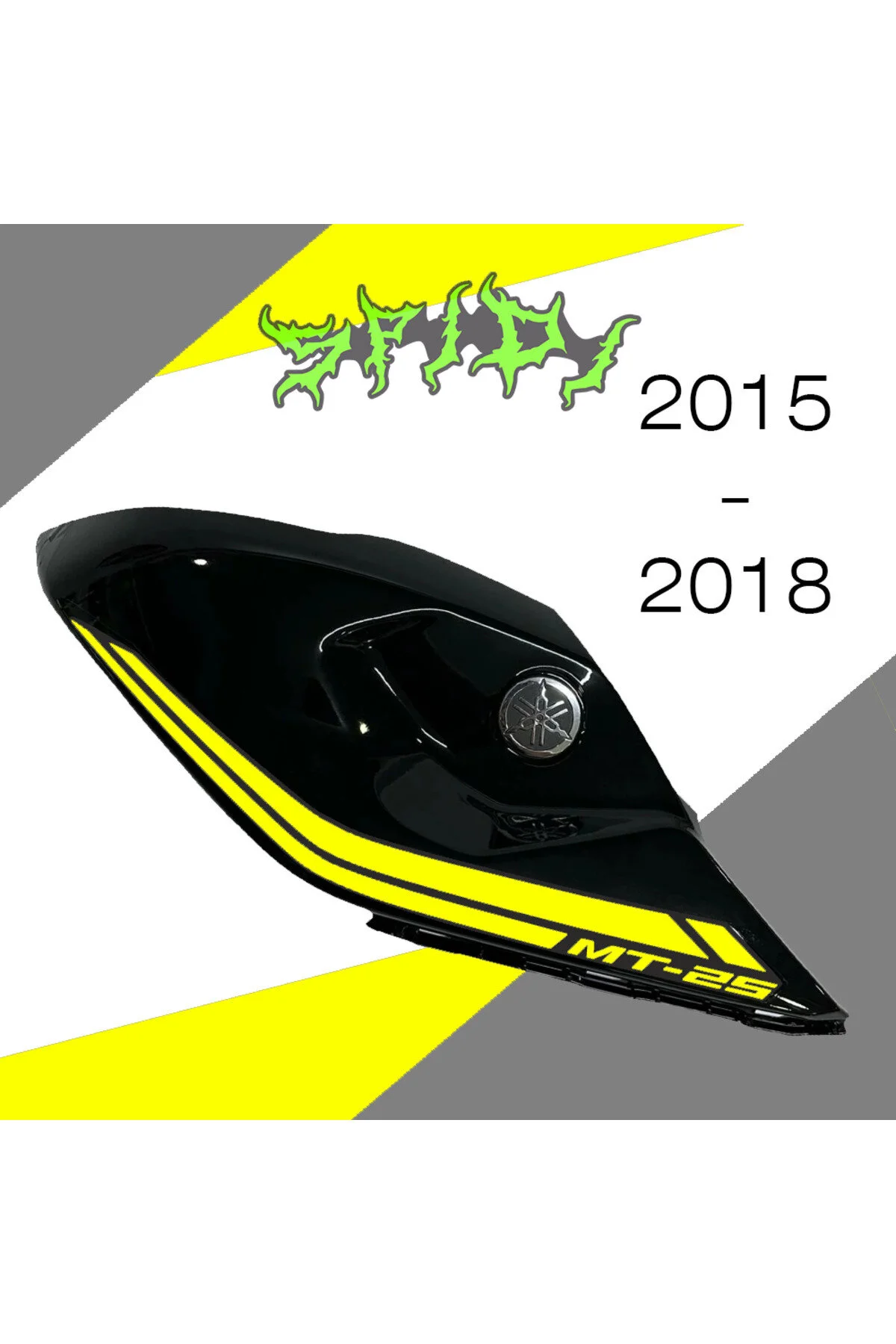 Mt-25 Neon Sarı Depo Şerit Sağ Sol 2015-2018