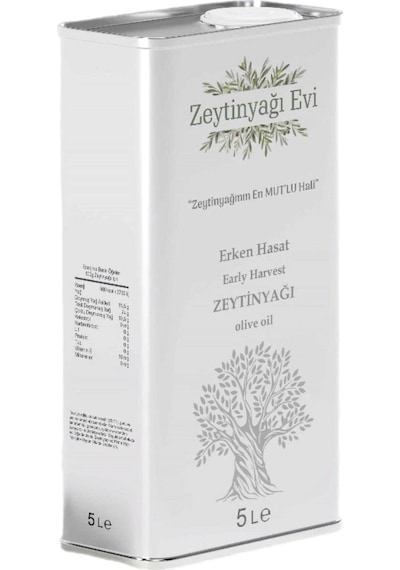 Zeytinyağı Evi Premium Gold Erken Hasat Soğuk Sıkım Zeytinyağı 5 L